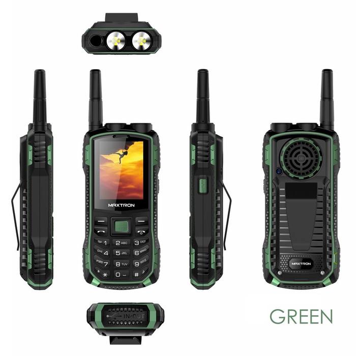 Gambar * MAXTRON P12i Bomba - HP OUTDOOR 2,4" - HP GUNUNG - HP MAXTRON P12 BOMBA ** - GREEN dari BASSIC TECH undefined Tokopedia