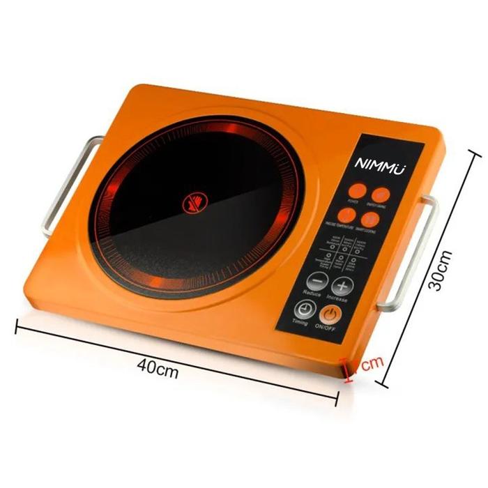 Gambar NIMMU Induction Cooker / Kompor Listrik Induction Push Button 400-2000 Watt - Cocok untuk semua panci dan wajan - Kompor Listrik dari agressd undefined Tokopedia