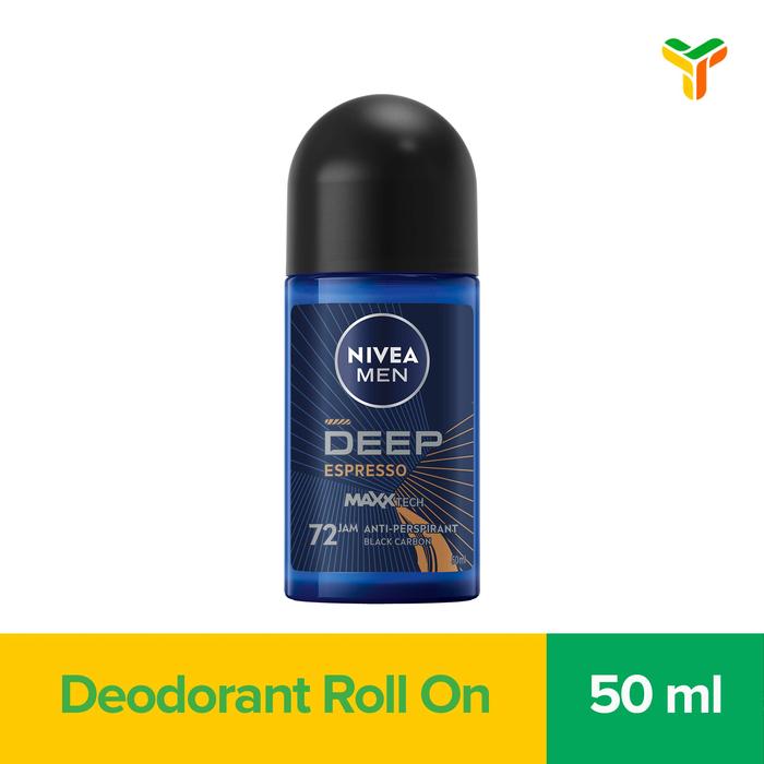Gambar Nivea Men Deodorant Deep Espresso Roll-On 50 Ml dari Yogya Online undefined Tokopedia