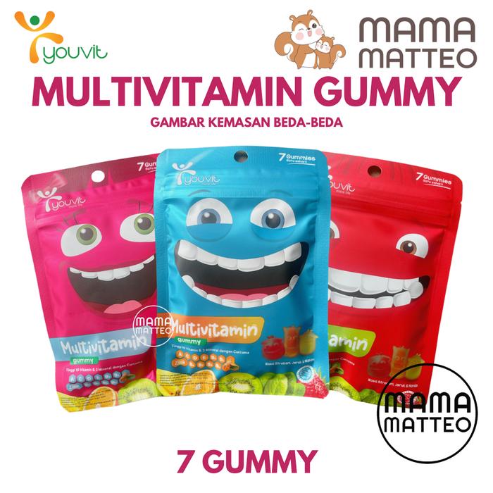 Gambar YOUVIT Multivitamin Kids Gummy / Omega 3 Pouch / Vitamin Permen Minyak Ikan Anak / BANDUNG - Multivit (7), YOUVIT KIDS dari mamamatteoid undefined Tokopedia