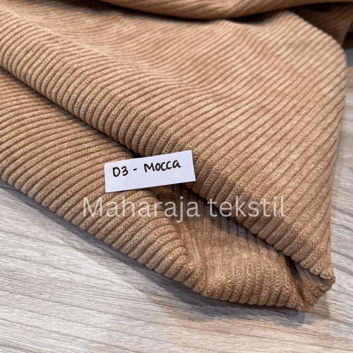 Gambar Kain Corduroy Salur Premium / Corduroy Polyester / Kain Corduroy Polyester Premium - D3 - Mocca dari TITIN STORE0691 undefined Tokopedia