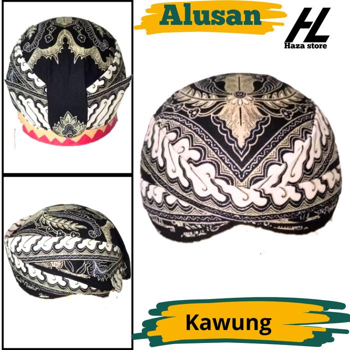 Gambar BLANGKON Alusan SOLO bisa dicuci dan lipat untuk anak anak dan dewasa - H, request dari Kanzashop97 undefined Tokopedia