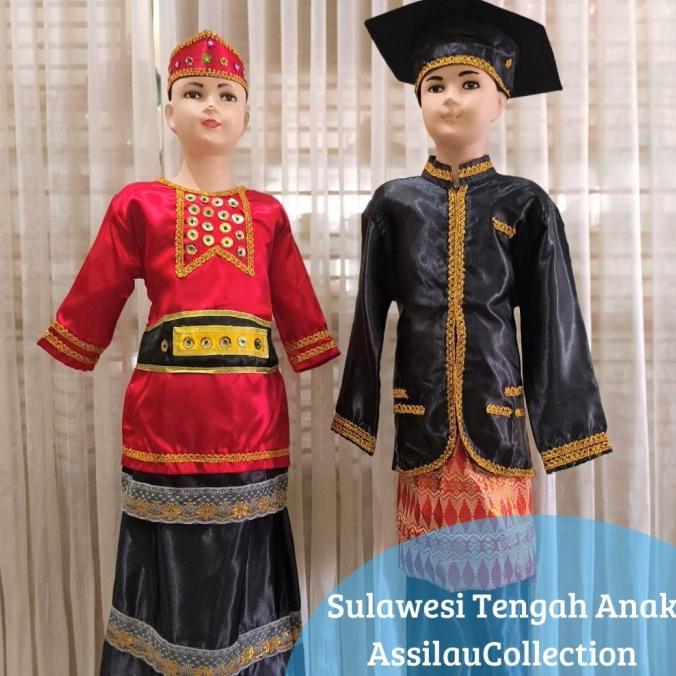 Gambar Pakaian Tradisional Sulawesi Tengah Anak//Baju Adat Sulteng Anak - Baju perempuan, 6 dari ADE JULIANZ undefined Tokopedia