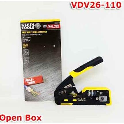 Gambar new !!! Klein Tools Pass-Thru Modular Crimper RJ45 RJ11 Tang CAT6 VDV226-110 murah - Open Box dari Jaks Tolss undefined Tokopedia