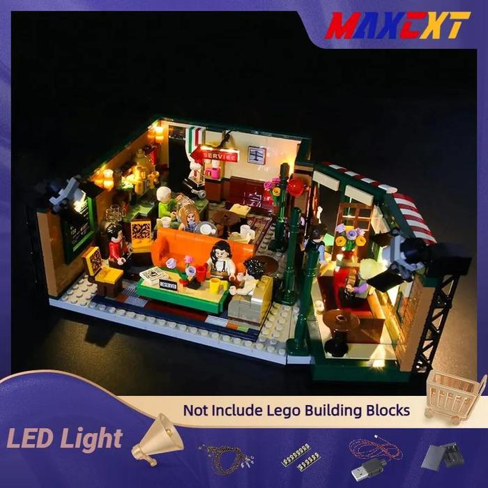 Jual LX1167 MAXCXT LED Light for Lego-21319 Ideas Friends Central