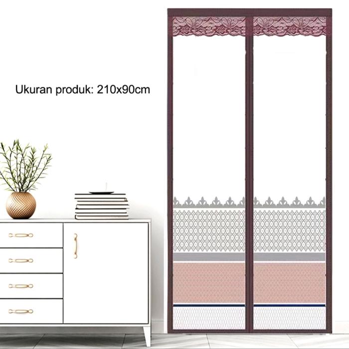 Gambar Tirai Pintu Magnet Taiwan khusus ruang AC - Batik dari DEEPOEPOEK undefined Tokopedia