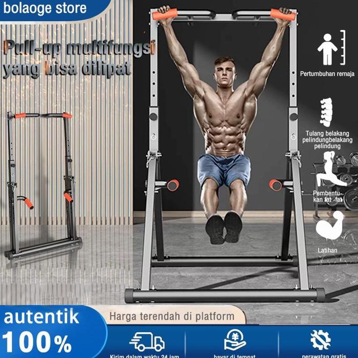 Jual Adjustable Height PULL UP BAR/Multi-Function Power Tower/Alat