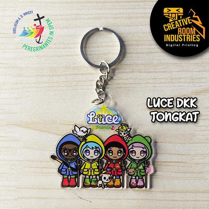 Gambar GANTUNGAN KUNCI YUBELIUM 2025 LUCE & KAWAN-KAWAN NEW SERIES - LUCEDKK TONGKAT dari CREATIVE ROOM INDUSTRIES undefined Tokopedia