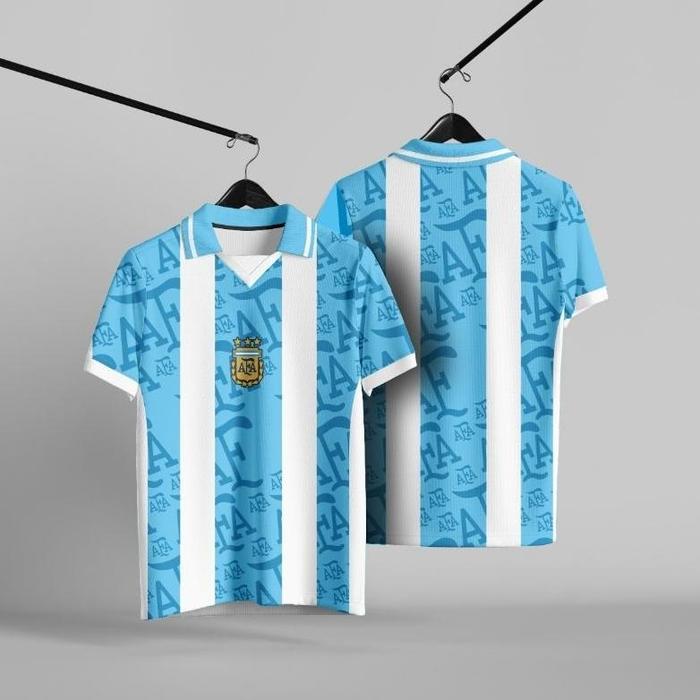 Argentina Jersey Jersey Bola Retro Jual ORIGINAL BAJU Jersey
