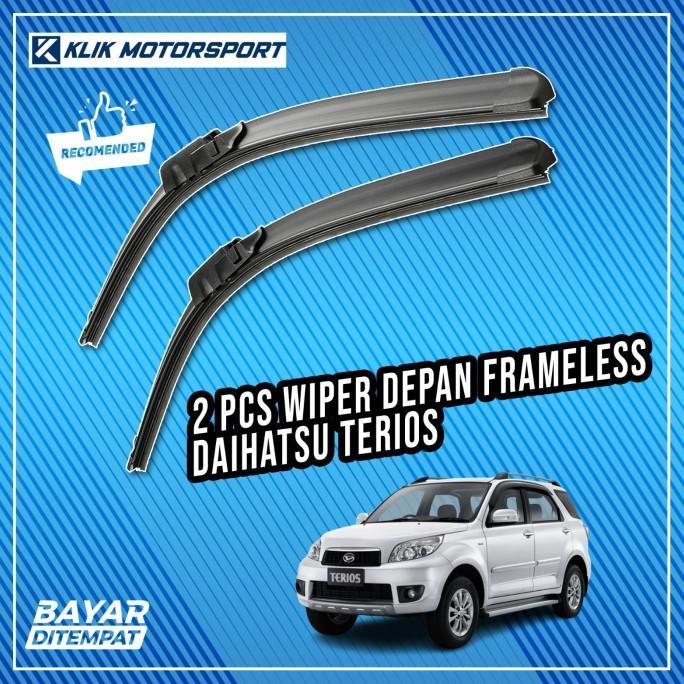Gambar Wiper Daihatsu Terios Lama / Wiper Mobil Frameless - 1 Set Depan - 2017 - 2022 dari Drive Fix parts undefined Tokopedia