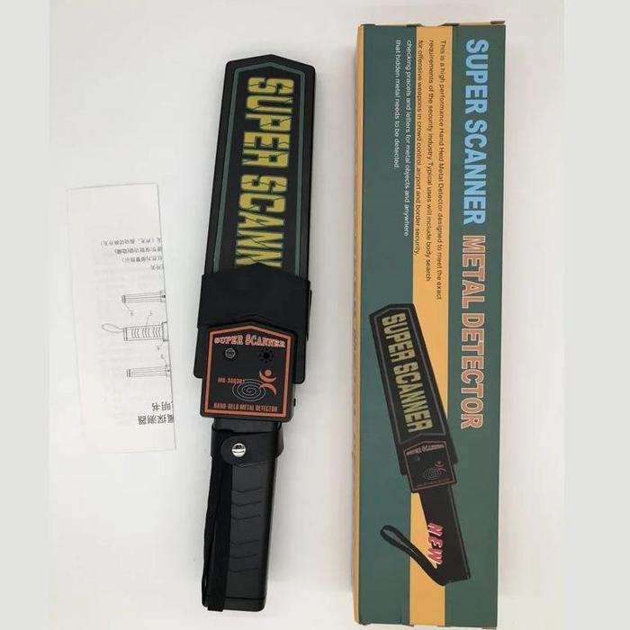 Gambar portable metal detector super scanner alat deteksi logam sajam check security sekuriti hotel bandara gedung tongkat pemindai keamanan satpam gp pointer bukan merk garret detektor logam metal body checker - Super scanner, Metal detector dari Inspirasi Imaji undefined Tokopedia
