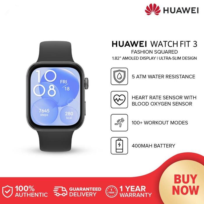 【100% Ori】HUAWEI Watch FIT Smart Watch Original Smartwatch 