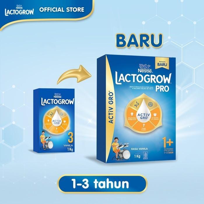 Gambar LACTOGROW 3 VANILA 1000 GRAM LACTOGROW 3 VANILA 1KG dari MAMASUSU undefined Tokopedia