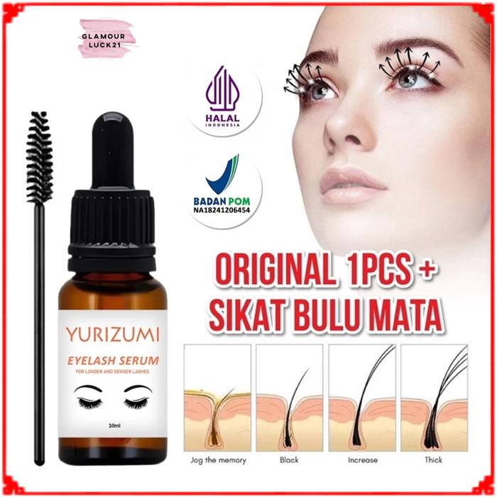 Gambar Yurizumi Eyelash Eyebrow Serum Penumbuh & Menebalkan Alis Mata dengan Cepat ( BPOM ) dari GLAMOUR LUCK21 undefined Tokopedia