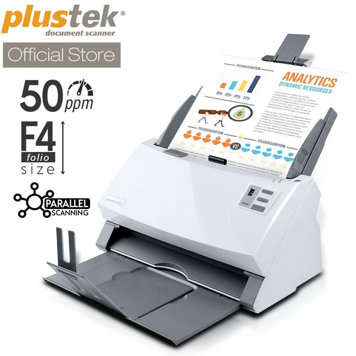 Gambar Scanner Plustek SmartOffice PS3150U - 50 Lembar/menit (F4/Folio) dari Scanner Plustek undefined Tokopedia