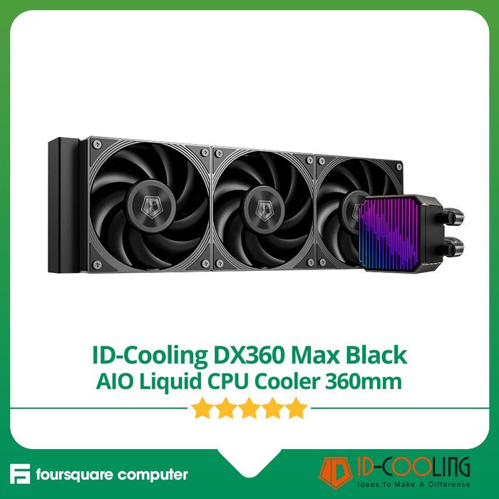 ID-COOLING DX360 MAX CPU-Wasserkühler – 360 Mm Radiator, ARGB, Für Intel & AMD