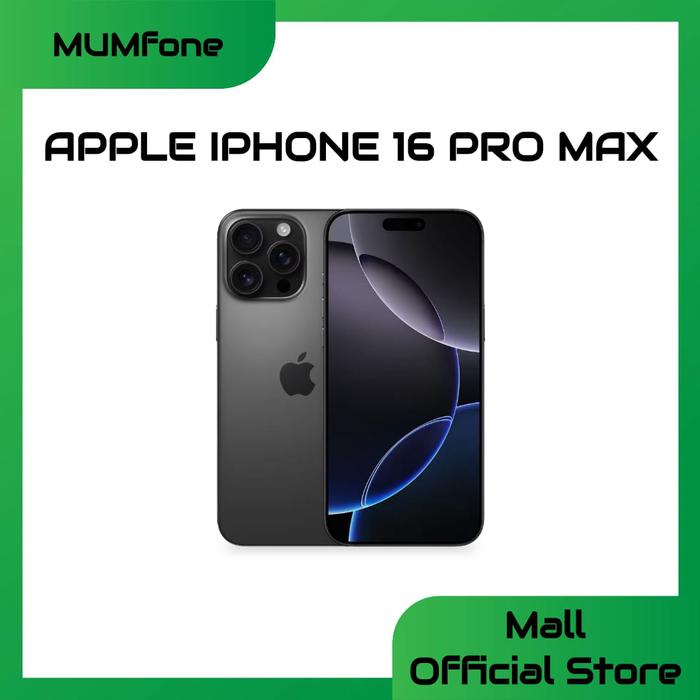 Gambar Apple Iphone 16 Pro Max 1TB Garansi Resmi IBOX - Black, 1 TB dari MUMfone undefined Tokopedia