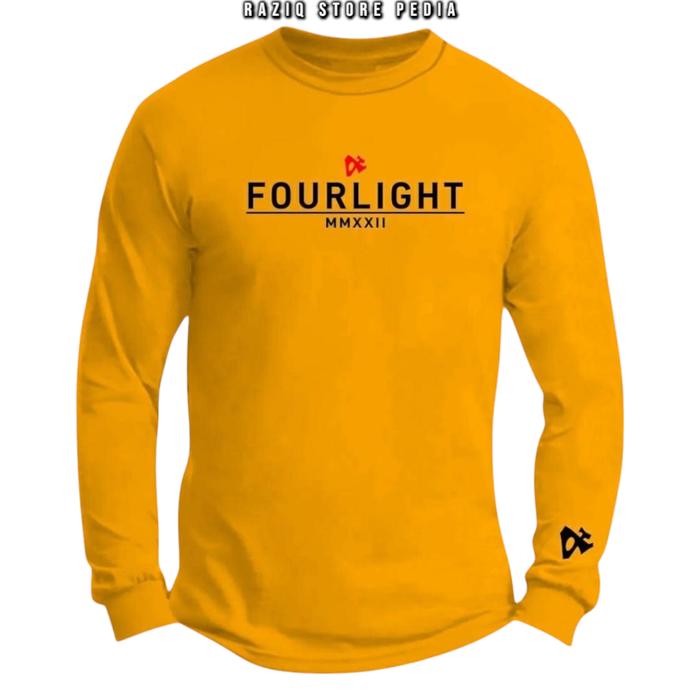 Gambar Kaos Super Jumbo 6XL 7XL Kaos Lengan Panjang Big Size Pria - Kuning 01, 6XL dari raziq store pedia undefined Tokopedia