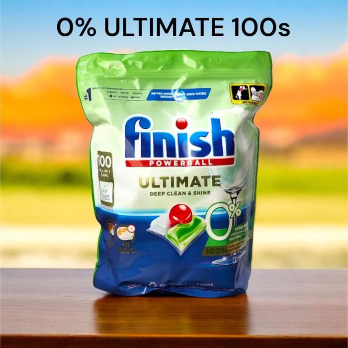 Gambar Finish Ultimate 0% Dishwasher Tablets all-in-one tabs powerball - ULTIMATE 45S dari CIWAonlineshop undefined 4 Tokopedia