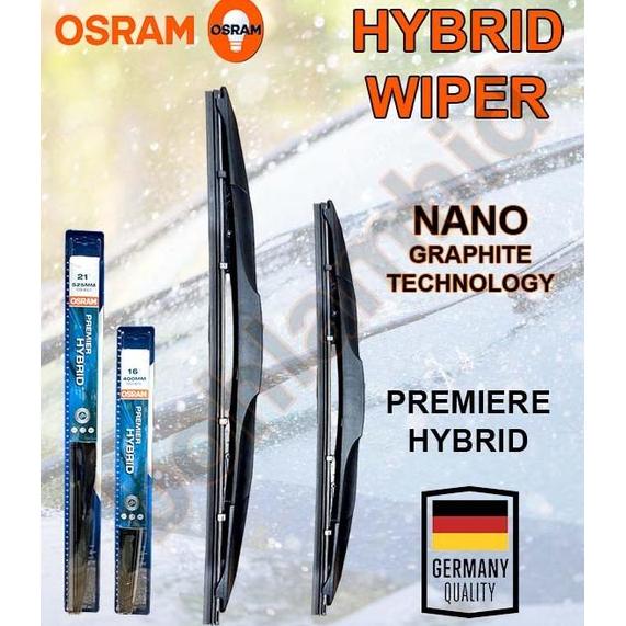 Gambar WIPER MOBIL OUTLANDER SPORT BOSCH CLEAR ADVANTAGE FRAMELESS 2 Pcs - Osram Hybrid, 24&21 dari Part Xpress galery undefined Tokopedia
