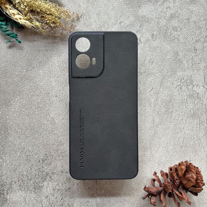 Gambar Case Fanoya Moto G45 5G Leather Casing Kulit Suede Softcase Premium Motorola - Hitam dari ArmiTech undefined Tokopedia