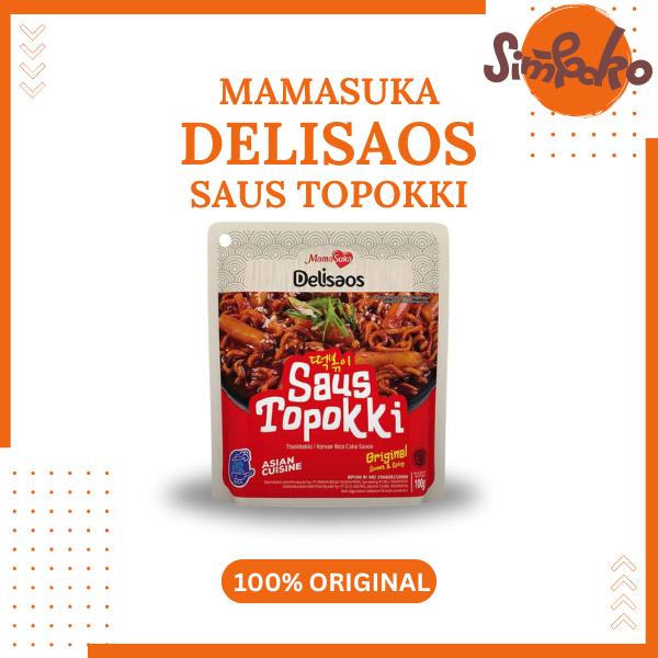 Gambar MamaSuka Delisaos Saus Topokki Korean Topokki Sauce 100 Gram - Original dari Simba Olshop undefined Tokopedia