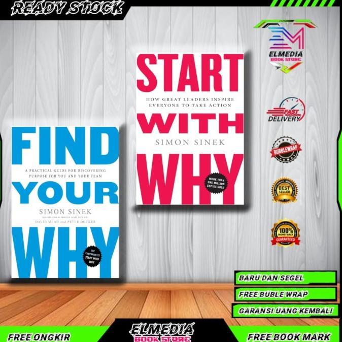 Gambar Buku ( Paket ) Start With Why & Find Your Why By Simon Sinex ( English / Indonesia ) - 2 Book Series, INDONESIA dari WARUNG UNCLE MUTHO undefined Tokopedia