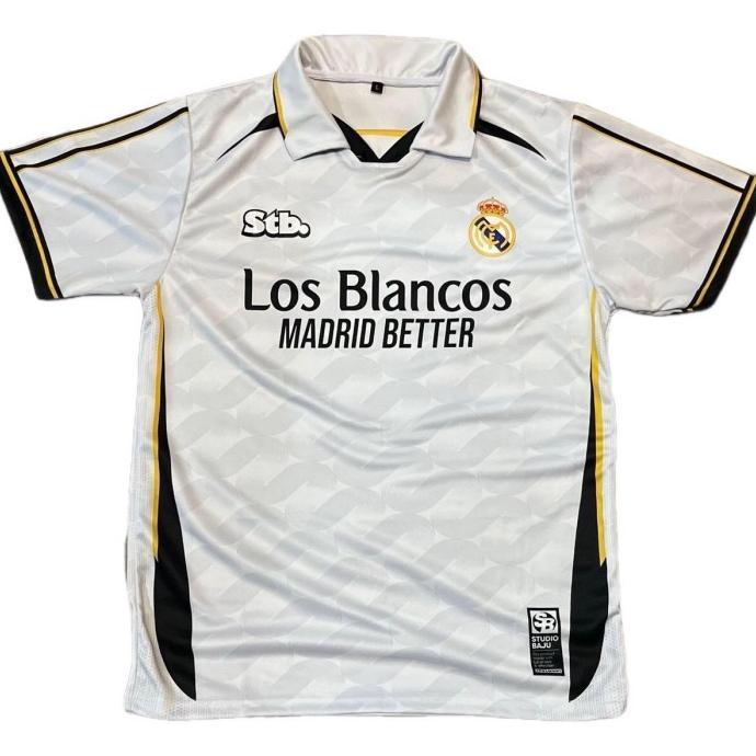 Gambar JERSEY FANTASY REAL MADRID VINTAGE/JERSEY VINTAGE/JERSEY CLASIC - Putih, M dari Zurr Store undefined Tokopedia