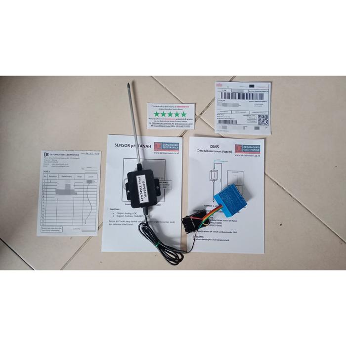 Gambar Sensor pH Tanah Support Arduino NodeMCU ESP32 - pH + IoT+ HTML dari tokodepoinovasi undefined Tokopedia