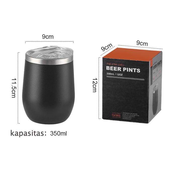 Gambar Cuculemon Mug Egg Custom Coffee Cupapi mug egg tumbler telur portable stainless steel candy coffee travel cup 350ml drink jar - Hitam dari cuculemon undefined Tokopedia