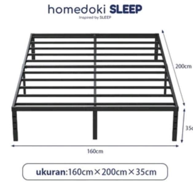 Gambar Besi Tempat Tidur Dipan Kasur Kaki Kasur Springbed -Best seller - 160x200cm Basic dari cendana_furniture undefined Tokopedia