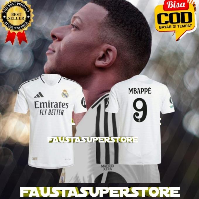 Gambar Jersey Real Madrid Home Anak Mbappe Jersey Anak Madrid Mbappe Musim Terbaru [Terlaris] [Terbaru] - XXL, ATASAN dari Cancer IND undefined Tokopedia