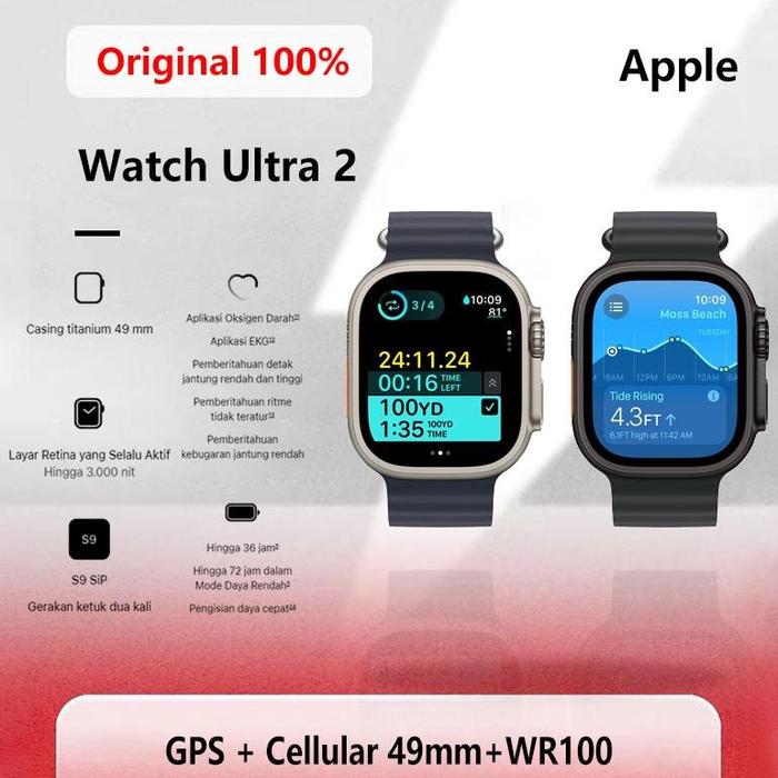 Jual Apple Watch Ultra [GPS Cellular 49mm] Smartwatch，Sport