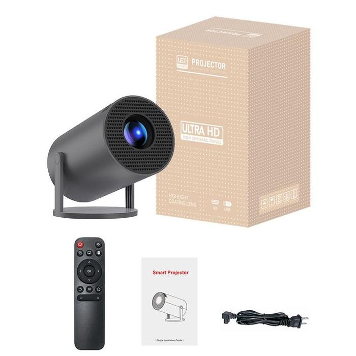 Gambar ORIGINAL !!! HY300 Pro Proyektor Android 11 Pintar Proyektor 4k 1080P Native Projector LCD TV Wifi Bluetooth Proyektor Portabel Mini Proyektor Home Movie Theater - HY300 Pro dari IDNMEDIA undefined Tokopedia