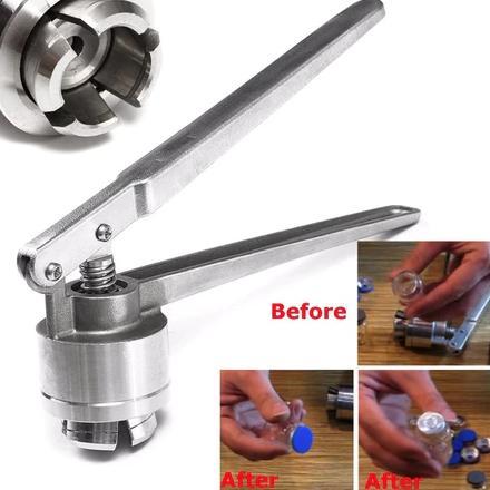 Gambar Alat Press Botol Parfum Manual Stainless Steel Crimper Bottle Vial Sealing Machine 15Mm Untuk Aluminum Caps dari ondralesmaan undefined Tokopedia