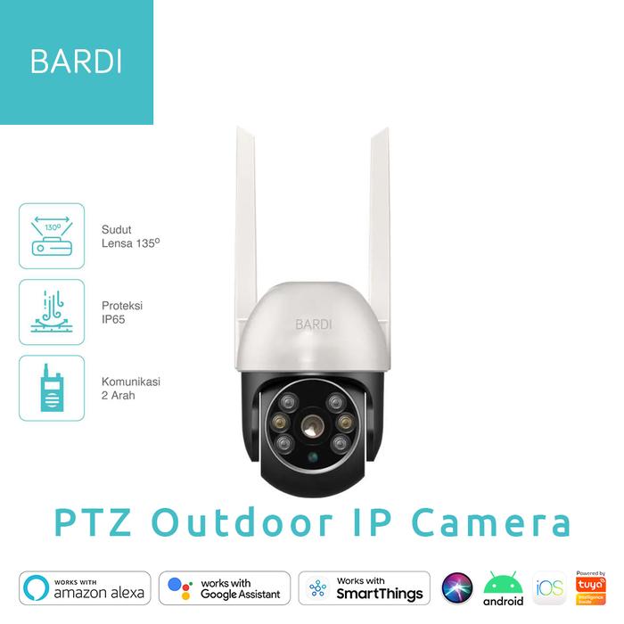 Gambar BARDI IP Camera Outdoor PTZ TPD Smart Home Security Wireless CCTV WiFi - Tanpa Micro SD dari Primero Computer undefined Tokopedia