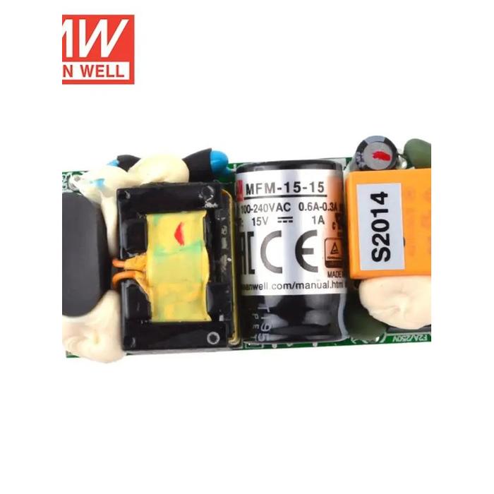 Jual MEAN WELL MFM-15 Series MFM-15-15 15V 15W High Reliable Green