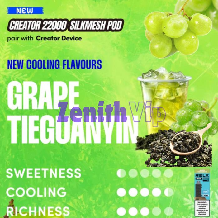 Gambar RELX NEW Creator Refillable Disposable 22000 Puffs - VOLTBAR ALL VARIANTS - GrpTiegunYin22k dari ZenithVIP undefined Tokopedia