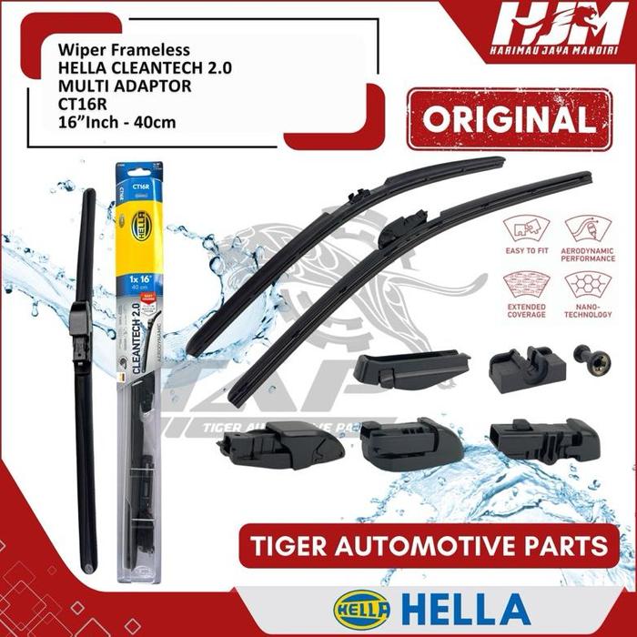 Gambar NEW WIPER FRAMELESS HELLA CLEANTECH MULTI KLIP 14 16 17 18 20 21 22 24 26 28 30 - 16-40cm dari PT ALASKA PERSADA undefined Tokopedia