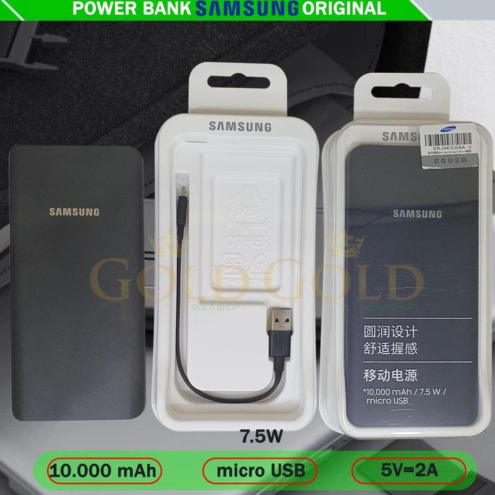 Gambar Powerbank 10000 Mah Power Bank Fast Charging/Power Bank Samsung Original With Kabel Data Micro Usb - samsung dari uunb undefined Tokopedia