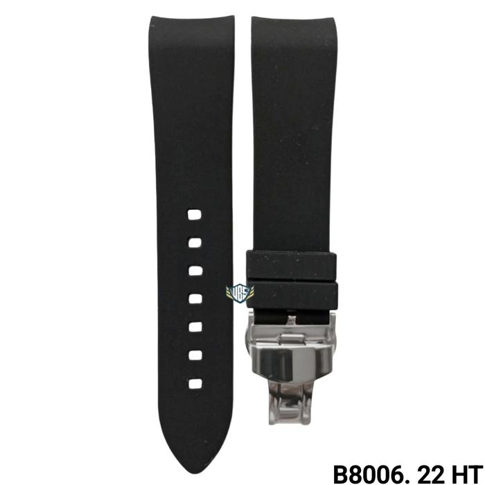 Gambar Tali Jam Tangan 22 MM Curved End Rubber Strap Soft Silicone 8006.22 - B 8006.22 HT dari Watch Band N strap undefined Tokopedia