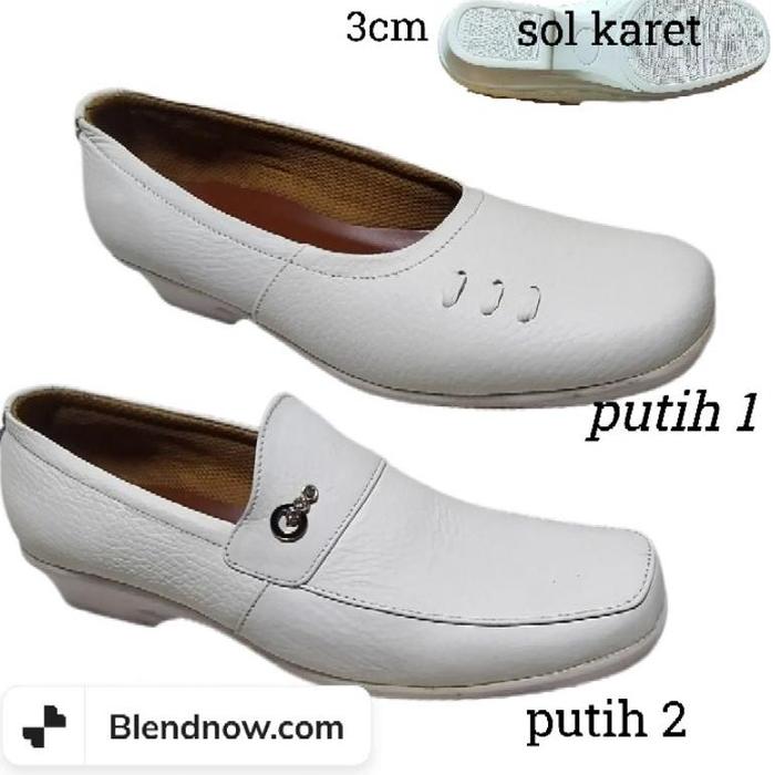 Gambar Sepatu paskibra anak sepatu anak perempuan kulit sepatu pantofel wanita kulit sepatu pantopel kulit - Pantofel putih, 36 dari ANI AMANAH PERKAKAS undefined Tokopedia