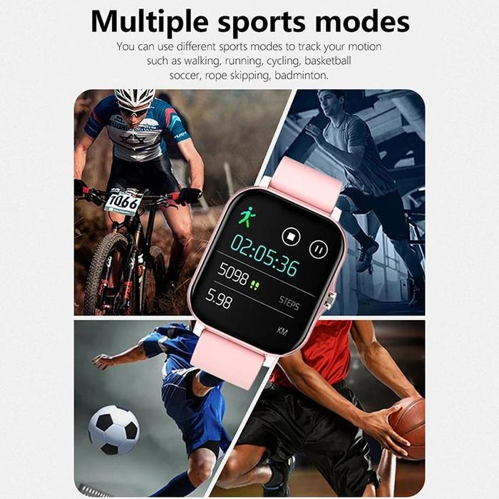 Import 183 Sports Smart Watch Fitness Clock Health Monitor Waterproof  Smartwatch Wireless Call Watches For Men Women Ios Xiaomi 2024