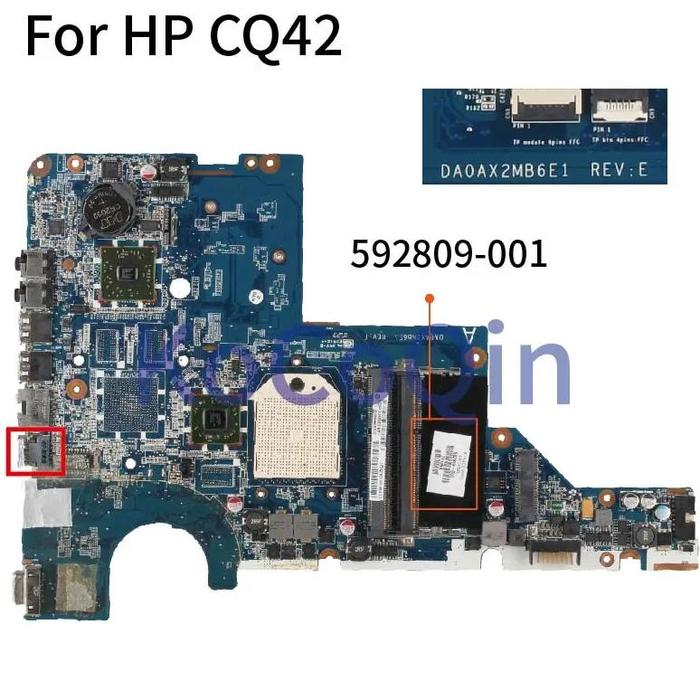 Jual For HP G42 G62 CQ42 CQ62 Laptop Motherboard CPU Socket S1