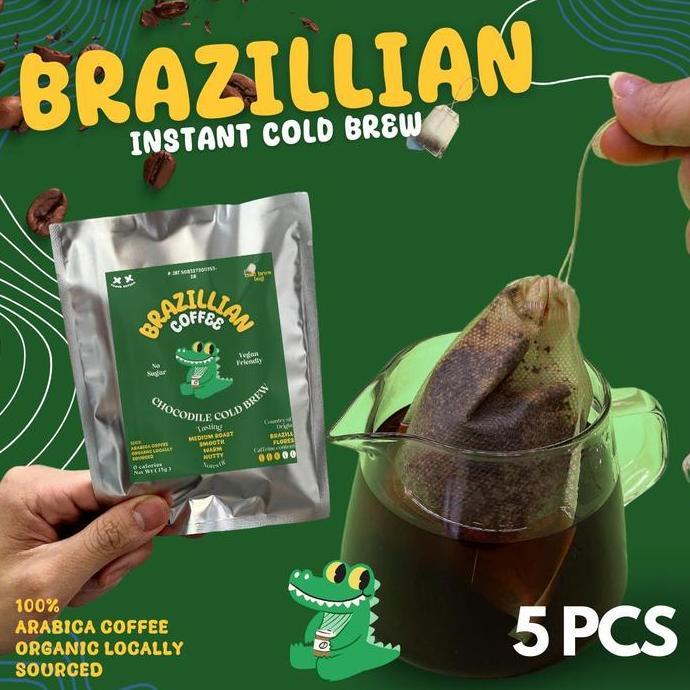 Gambar ready !!! Instant Cold Brew Coffee By Black Potion Roaster ( 5 pcs ) kopi Air Bag murah - Brazil 5 pcs dari TajukKopi undefined Tokopedia