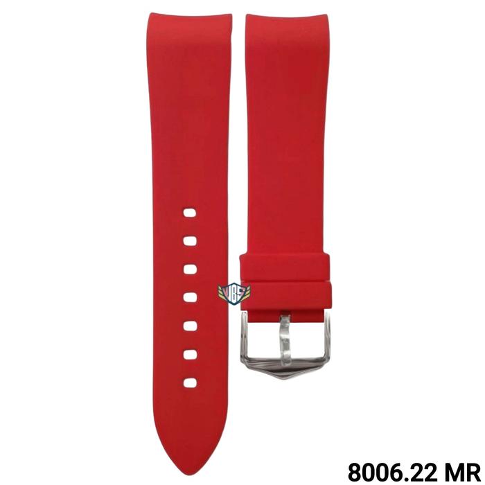 Gambar Tali Jam Tangan 22 MM Curved End Rubber Strap Soft Silicone 8006.22 - 8006.22 MR dari Watch Band N strap undefined Tokopedia
