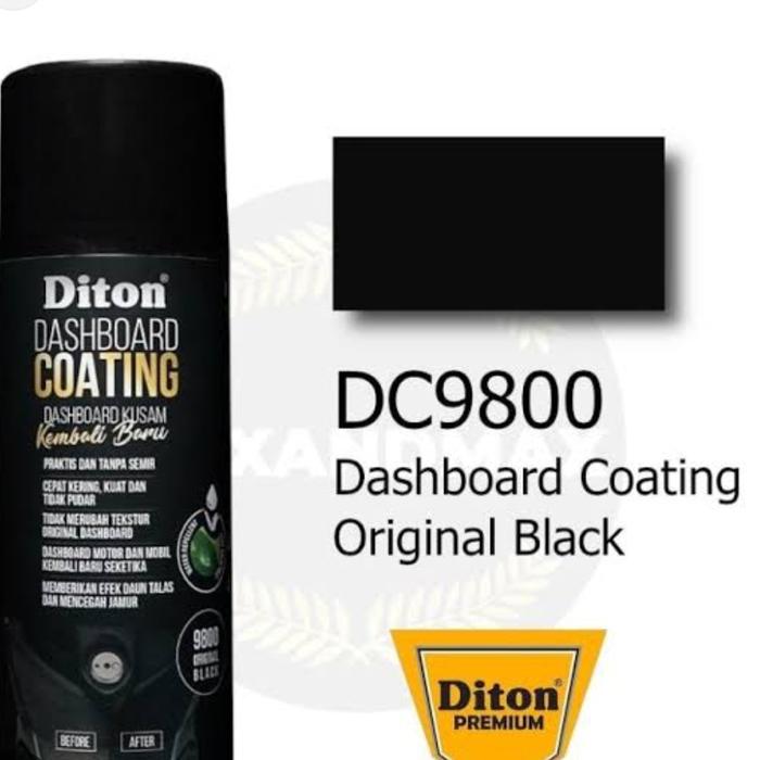 Gambar Diton Dashboard Coating Original Black 9800 Diton Premium - Hitam, 400ml dari chattwa shop undefined Tokopedia
