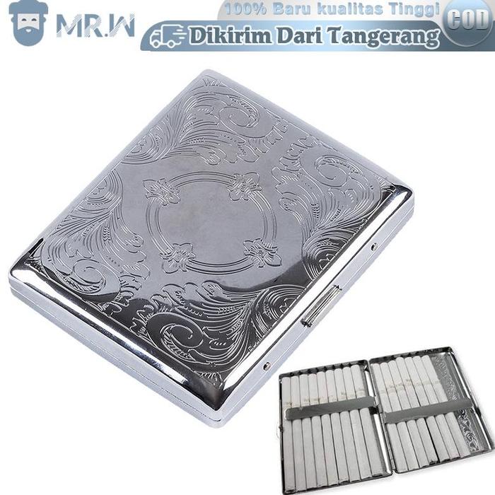 Gambar Kotak Tempat Rokok Metal Tempat Cigarette Kotak 20 Slot Case Rokok Box Rokok dari dewihijbrd undefined Tokopedia