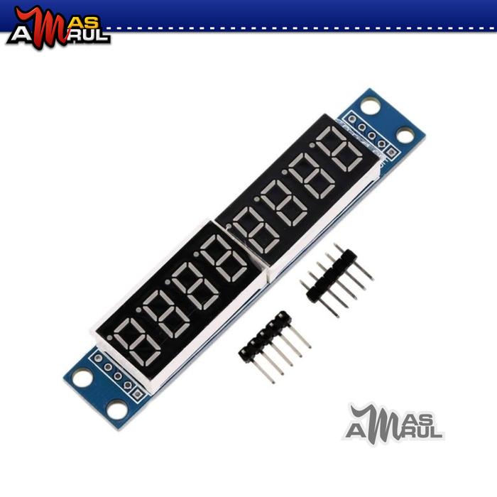 Gambar Seven Segment 8 Digit MAX7219 7 Segmen for Arduino Digital LED Display Module dari MasAmrul undefined Tokopedia
