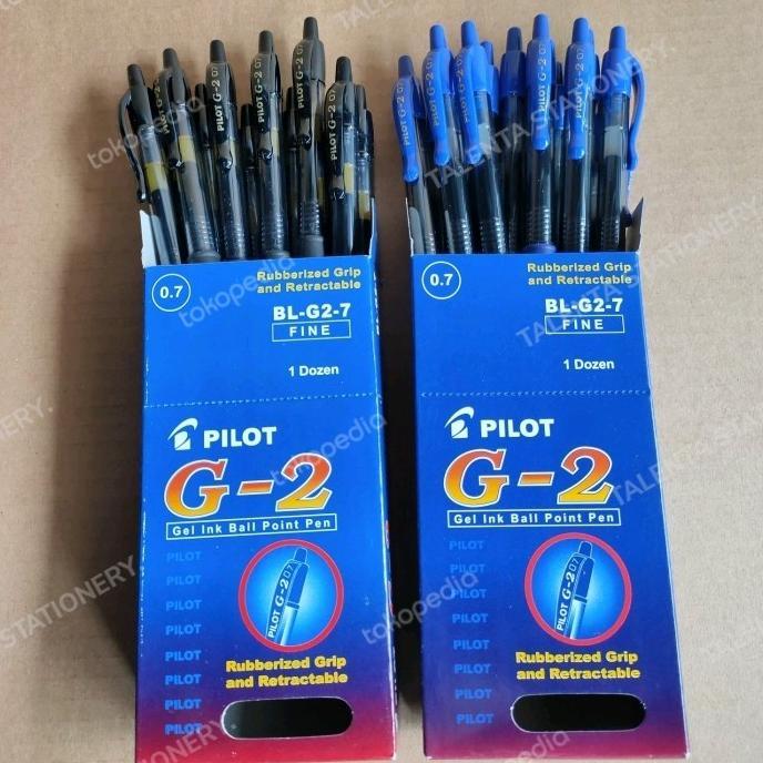 Gambar Pulpen Pilot G-2 Gel Ink Ball Point Pen 0,7Mm(Bl-G2-7) - Biru dari COngStoree undefined Tokopedia
